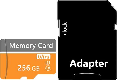 Memory Card 256GB Mini TF Card Ultra High Speed Smart Card for Android Phones,Action Camera,Tablets Expanded Storage in Kuwait
