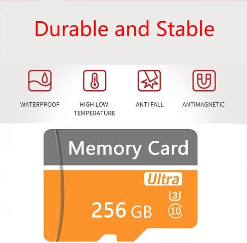 Memory Card 256GB Mini TF Card Ultra High Speed Smart Card for Android Phones,Action Camera,Tablets Expanded Storage in Kuwait