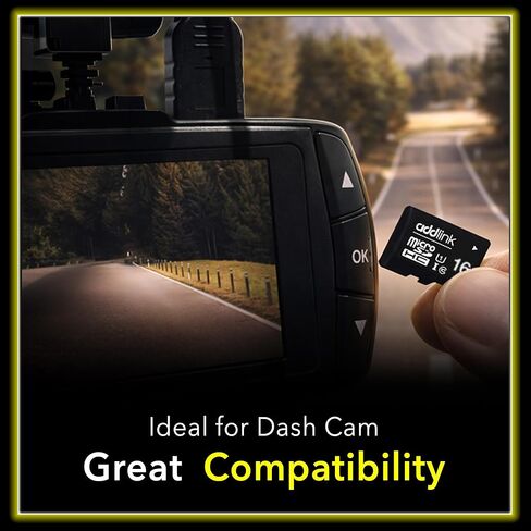 بطاقة ذاكرة Micro SD سعة 16 جيجابايت مكونة من 5 حزم من Addlink، وسرعة 85 ميجابايت/ثانية، وفيديو عالي الدقة بالكامل، وأمن المراقبة، وكاميرا الحركة U1 C10 فئة 10 بطاقة ذاكرة Micro SDHC UHS-I، مع محول MicroSD إلى SD in Kuwait