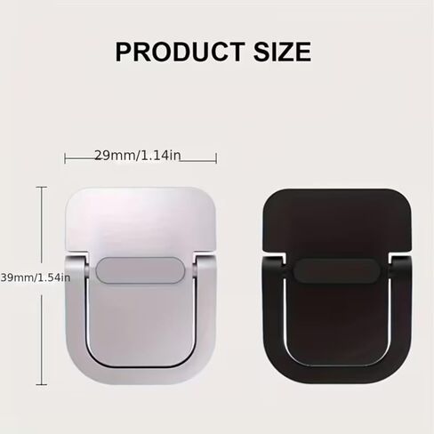 Portable Invisible Foldable Laptop Stand Ergonomic ABS Laptop Holder for 10 to 18 Inch Laptops Tablets and Phones, Compact Desktop Cooling Support Stand for Office Home Travel Use in Kuwait