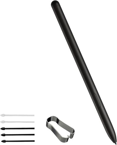 قلم Galaxy Tab S11 S متوافق مع قلم Samsung Galaxy Tab S11/S11 Ultra Stylus بديل لجهاز Galaxy Tab S11 Ultra جميع إصدارات قلم Touch S مع أطراف (أسود) in Kuwait