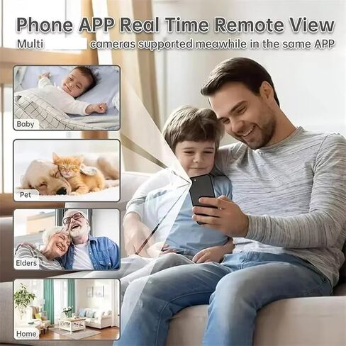 A9 Mini Wireless Surveillance Camera 1080p WiFi Security Monitoring Remote Monitor, Camera, Smart Home in Kuwait