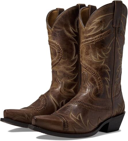 Laredo Tan Jag Mens Leather Snip Toe Western Boots 68425 in Saudi Arabia