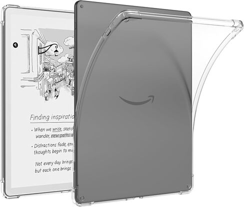 Clear Case for 11" Kindle Scribe 3rd Generation 2025 & Kindle Scribe Colorsoft, Transparent Thin Slim Soft Scratchproof Silicone TPU Protective Cover Skin for Scribe 11 Inch in Kuwait
