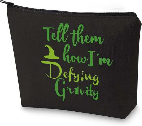 G2TUP the Musical Inspired Broadway Musical Cosmetic Bag Music Lover Gift Tell them How I’m Gravity (Gravity White) in Saudi Arabia