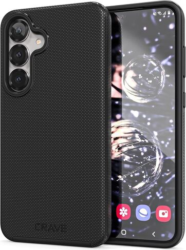 حافظة Crave for Samsung Galaxy S23 Plus، حافظة مزدوجة الطبقات مضادة للصدمات لهاتف Samsung Galaxy S23 Plus (6.6 بوصة) - أخضر غابة in Kuwait
