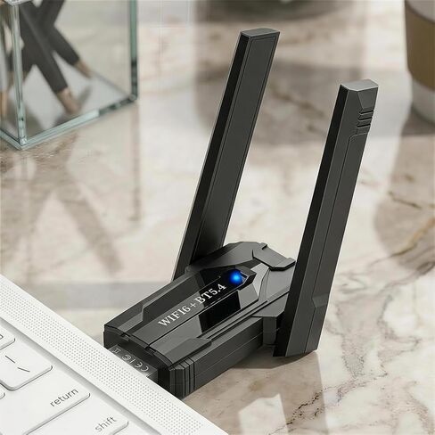محول USB بلوتوث واي فاي لأجهزة متعددة، نقل جيجابت عالي السرعة ثنائي النطاق، سطح المكتب، الكمبيوتر المحمول، PS5 in Kuwait