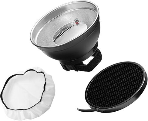 Cuifati Square Flash Softbox, with Grid and Diffuser, Wide Angle Illumination for Strobe Flash Light in Kuwait