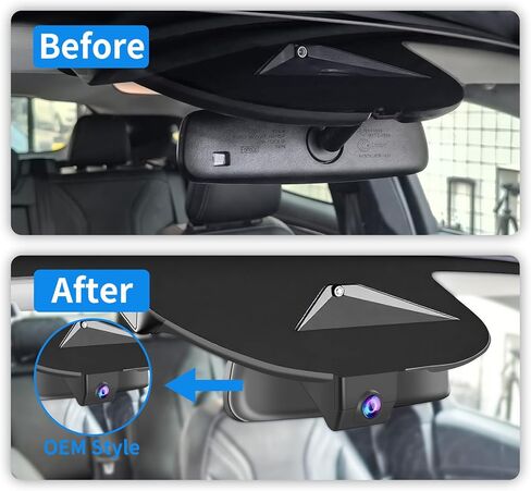 كاميرا داش أمامية 4K لسيارة Ford Mustang Mach-E 2021 2022 2023 2024 2025 2026 GT Select Premium، نمط OEM، تسجيل حلقي، مستشعر G، واي فاي مدمج، بطاقة 64 جيجابايت in Kuwait