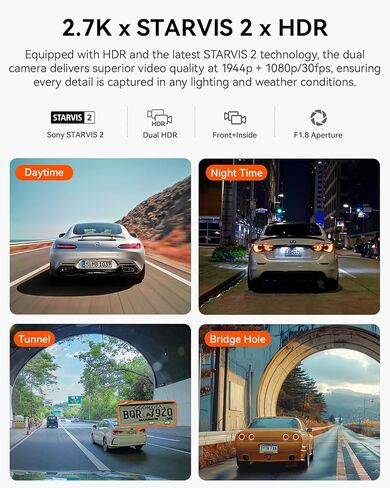 【الحزمة: كاميرا Vantrue N2X الأمامية والداخلية + حامل كأس شفط GPS】 كاميرا داش كام مزدوجة، كاميرا كابينة بالأشعة تحت الحمراء، STARVIS 2، نظام تحديد المواقع العالمي (GPS)، وضع ركن السيارة لمدة 24 ساعة، كاميرا داش واي فاي لسائقي سيارات الأجرة اليومية في Ride in Kuwait