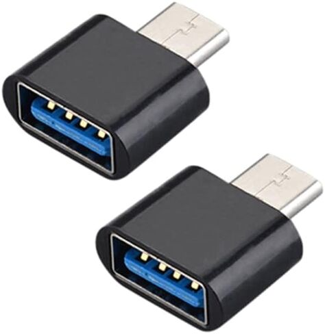 محول صغير للكمبيوتر اللوحي، مقسم للهاتف المحمول من النوع C، مقسم USB C ومحول شحن، ملحقات الهاتف الخلوي، محمول خفيف الوزن، Micro USB أنثى إلى نوع C ذكر من النوع C، أبيض in Kuwait