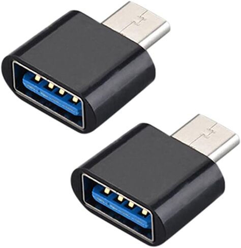 محول صغير للكمبيوتر اللوحي، مقسم للهاتف المحمول من النوع C، مقسم USB C ومحول شحن، ملحقات الهاتف الخلوي، محمول خفيف الوزن، Micro USB أنثى إلى نوع C ذكر من النوع C، أبيض in Kuwait