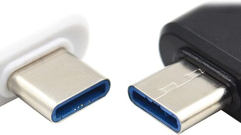 محول صغير للكمبيوتر اللوحي، مقسم للهاتف المحمول من النوع C، مقسم USB C ومحول شحن، ملحقات الهاتف الخلوي، محمول خفيف الوزن، Micro USB أنثى إلى نوع C ذكر من النوع C، أبيض in Kuwait