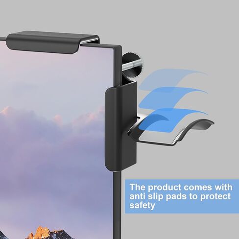 حامل سماعة رأس للشاشة، حامل سماعة رأس بلاستيكي، حامل سماعة رأس مناسب لأجهزة AirPods Max وSony وBose وBeats والمزيد (أسود) in Kuwait