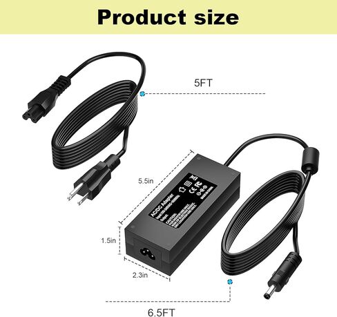 12V Power Cord for Nurture Right 360° Egg Incubator Compatible with Nurture Right 360° Egg Incubator Charger Power Adapter Cord in Kuwait
