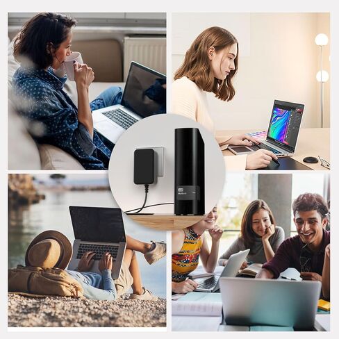 استبدال سلك طاقة تيار متردد 12 فولت لمحرك الأقراص الصلبة الخارجي WD Western Digital My Book Essential HDD 4 تيرابايت 3 تيرابايت 2 تيرابايت 1 تيرابايت، محرك الأقراص الصلبة سيجيت، مصدر إمداد الطاقة البديل Seagate Freeagent Goflex in Kuwait