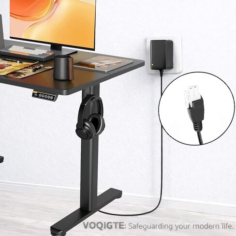 29V Standing Desk Power Cord for ErGear EGESD5B EGESD5V EGESD6B Claiks P1.01.001 P101001 40" 48" 55" 63" Inches YH-K290018-C Electric Adjustable Height Stand up Desk Power Supply Charger in Kuwait