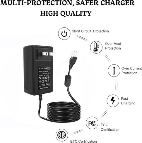 29V Standing Desk Power Cord for ErGear EGESD5B EGESD5V EGESD6B Claiks P1.01.001 P101001 40" 48" 55" 63" Inches YH-K290018-C Electric Adjustable Height Stand up Desk Power Supply Charger in Kuwait