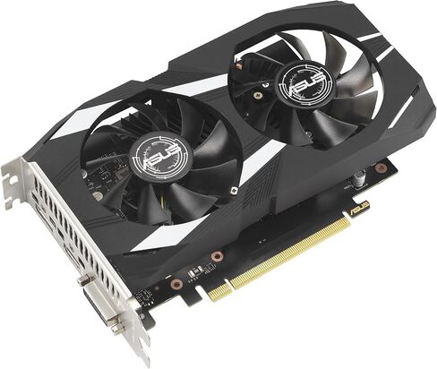 بطاقة رسومات الألعاب ASUS Dual NVIDIA GeForce RTX 3050 6GB OC Edition - PCIe 4.0، ذاكرة GDDR6 سعة 6 جيجابايت، HDMI 2.1، DisplayPort 1.4a، تصميم بفتحتين، تصميم مروحة Axial-tech، تقنية 0dB، دعامة فولاذية in Kuwait