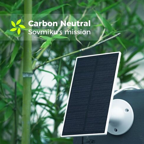 Vicohome C6S Security Camera Wireless Outdoor and 5W 5V Solar Panel,Battery Powered,Easy to Setup,PIR Motion Detection,Two Way Audio, Audible Flashlight Siren in Kuwait