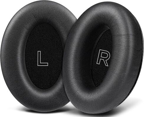 SOULWIT Lambskin Replacement Ear Pads for Bose A30 Aviation Headset, Earpads Cushions with High-Density Noise Isolation Foam - Black in Kuwait