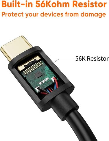 حزمة CableCreation 8K HDMI USB C Hub مع كابل USB C إلى USB قصير in Kuwait