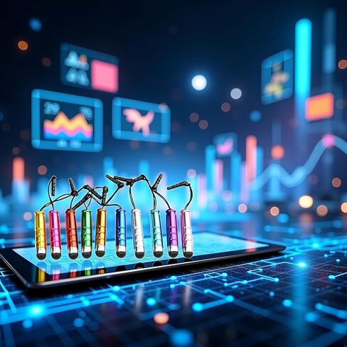 10 قطع من أقلام اللمس الصغيرة ذات السعة المقاومة التي تعمل باللمس، أقلام لمس قابلة للسحب للهواتف الذكية والكمبيوتر اللوحي - ملحقات معالجة ذكية بألوان عشوائية in Kuwait
