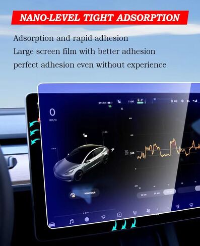 واقي شاشة السيارة لسيارة Mazda 3 Axela 2014 2015 2016 (7 بوصة)، زجاج مقسى، مقاوم للخدش، مضاد للوهج ومضاد لبصمات الأصابع، واقي شاشة عالي الدقة رفيع للغاية للملاحة in Kuwait
