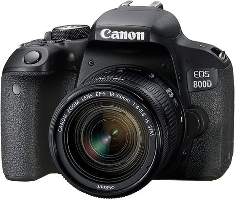 Canon EOS 800D Digital SLR with 18-55 is STM Lens Black (w/Basic Accessories Bundle) in Saudi Arabia
