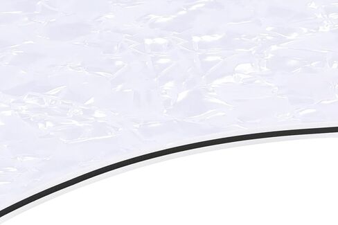 Banworks Strat HSH Pickguard مع فتحة هامبوكر مفتوحة الزاوية، لوحة خدش ذات 4 طبقات و11 فتحة للولايات المتحدة الأمريكية/المكسيكية Fender Standard Stratocaster Strat ST JT/HB-34 لؤلؤة بيضاء in Saudi Arabia