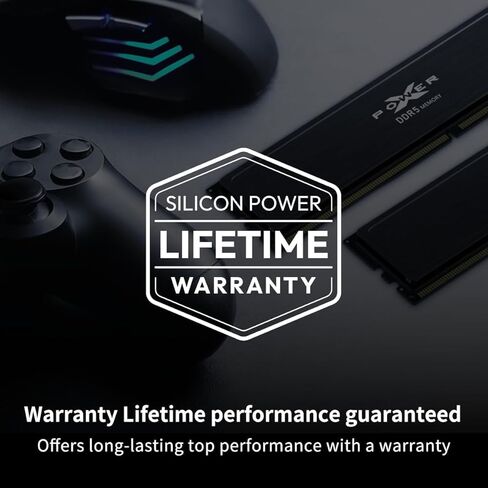 Silicon Power DDR5 64GB (2x32GB) Value Gaming 6000MT/s (PC5-48000) 288-pin CL38 1.35V UDIMM وحدة ذاكرة سطح المكتب RAM SP064GXLWU60EFDJ in Kuwait