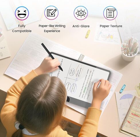 واقي شاشة غير لامع من 3 قطع لجهاز TCL Note A1 NxtPaper Tablet مقاس 11.5 بوصة - فيلم PET مضاد للوهج غير لامع، مضاد لبصمات الأصابع، مقاوم للخدش، حساسية عالية للمس للرسم وتدوين الملاحظات in Kuwait