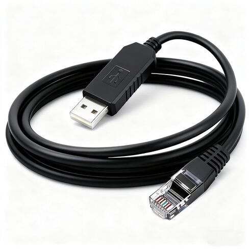 PL2303 USB to RJ45 8P8C Hand Controller Cable for Skywatcher HEQ5 HEQ5 Pro EQ5 Pro EQ6-R EQ6-R Pro AZ-EQ6 GT Mount to PC or Asiair EQMOD EQDir, 1.8m/5.9ft (Black) in Kuwait