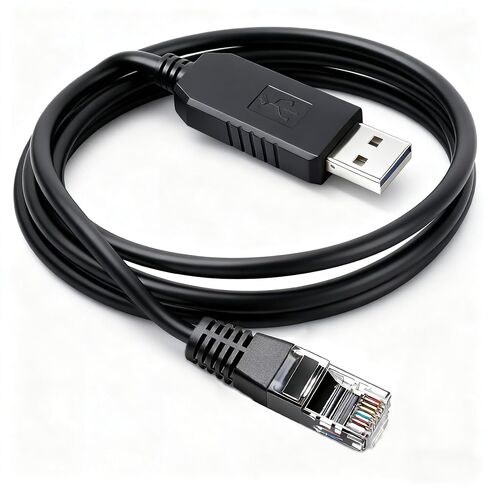 PL2303 USB to RJ45 8P8C Hand Controller Cable for Skywatcher HEQ5 HEQ5 Pro EQ5 Pro EQ6-R EQ6-R Pro AZ-EQ6 GT Mount to PC or Asiair EQMOD EQDir, 1.8m/5.9ft (Black) in Kuwait