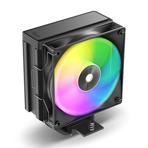 Delta A40 ARGB CPU Air Cooler,120mm Hydraulic Bearing Silence PWM Fan, UP to 2000 RPM, 4 Copper Heat Pipes,TDP 220W,ARGB PC Cooler Fan for AMD AM4/AM5,Intel LGA 115X/1200/1700/1851,BK in Kuwait