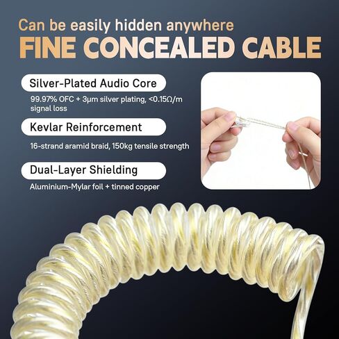 WODASEN 3.5mm Tubeless Listen Only Earpiece HDLO Convert High Definition FBI Certified Clear Stealth for Police Law Enforcement Use in Kuwait