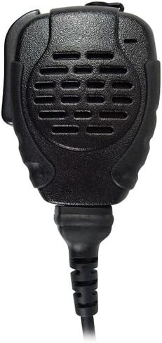 ميكروفون مكبر صوت عن بعد مقاوم للماء PRYME® SPM-2101 Trooper® IP56 مع ميكروفون لتقليل الضوضاء ومفتاح PTT كبير - يناسب: جميع أجهزة راديو كينوود مع موصل ثنائي السن على الجانب in Kuwait
