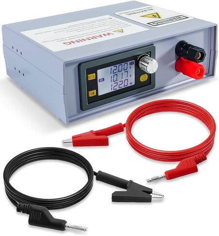 الكل في واحد محول تيار مستمر مع عداد LCD، 6-70 فولت إلى 0-60 فولت 20 أمبير 1200 واط منظم جهد تنازلي قابل للتعديل، محول تيار مستمر لـ CNC، مصدر طاقة DIY، أنظمة الطاقة الشمسية والسيارات in Kuwait