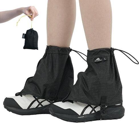 3F UL GEAR أحذية خفيفة الوزن - أحذية قصيرة مقاومة للماء للمشي لمسافات طويلة والثلج، نسيج Dyneema® بوزن 1.55 أونصة، تصميم سريع قابل للتعديل للرجال والنساء للمشي لمسافات طويلة وتسلق الجبال والمشي والصيد in Kuwait