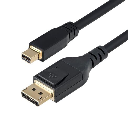 كابل StarTech.com بطول 10 أقدام (3 أمتار) Mini DisplayPort إلى DisplayPort 1.4، 8K 60 هرتز/4K 120 هرتز HBR3 HDR، سلك UHD mDP إلى DP 1.4 in Kuwait