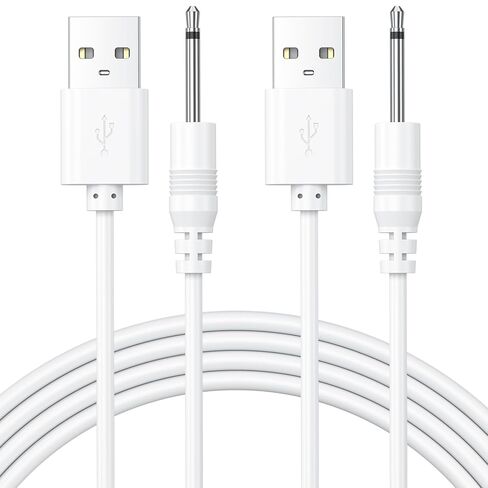 Vancle 2 حزمة كابل شحن DC - USB إلى DC 2.5 مم سلك شاحن سريع لأجهزة التجميل كابل شحن مدلك سلك شاحن in Kuwait