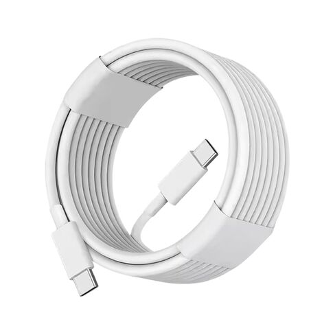 3 حزم كابل USB C إلى USB C (6.6FT) كابل شحن سريع 60 وات من النوع C إلى USB C لهواتف iPhone 17 Pro Max/Air/17 Pro/17/iPhone 16e/iPhone 16 Pro Max/16 Pro/15 Plus/15 Pro Max، سلسلة iPad - أبيض in Kuwait