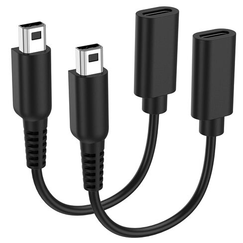 Vancle 2 حزمة USB C كابل شحن محول لنينتندو New 3DS XL/New 3DS/3DS XL/3DS/New 2DS XL/2DS XL/2DS/DSi/DSi XL in Kuwait