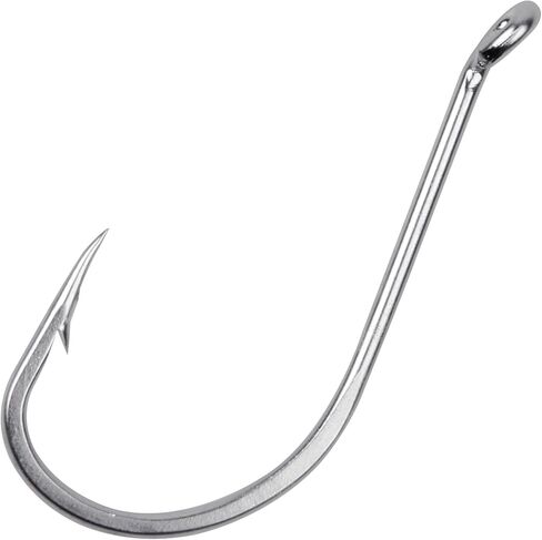 Octopus Beak Hooks, 60pcs/100pcs Stainless Steel Saltwater Fishing Hooks, Suicide Bait Jig, Big Game, Offset Circle Hooks 10 in Kuwait