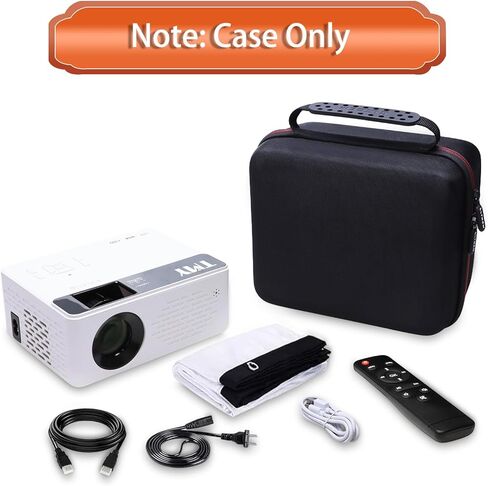 حافظة جهاز عرض LTGEM متوافقة مع جهاز عرض TMY Mini المحسن، 9 بوصات طول × 7.8 بوصات عرض × 7 بوصات ارتفاع، 0.87 رطل in Kuwait
