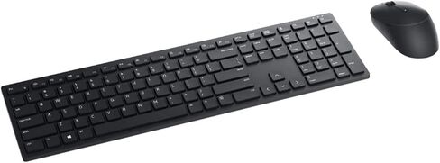 Dell KM5221W Pro Wireless Keyboard & Mouse, UK (QWERTY), 2.4GHz, 128-bit AES encryption, 4000 dpi, Windows, Apple, Android, Linux & Chrome, (Black) in Kuwait