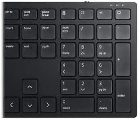 Dell KM5221W Pro Wireless Keyboard & Mouse, UK (QWERTY), 2.4GHz, 128-bit AES encryption, 4000 dpi, Windows, Apple, Android, Linux & Chrome, (Black) in Kuwait