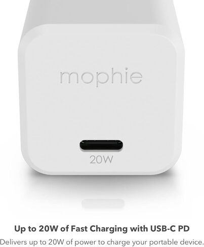 Mophie-Accessories-Wall Adapter-USB-C-PD-20W-White-NA in Kuwait
