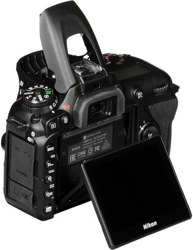 هيكل كاميرا Nikon D7500 DSLR، مستشعر DX بدقة 20.9 ميجابكسل، فيديو 4K UHD، حزمة تصوير 51 نقطة AF 8 إطارًا في الثانية مع بطارية بديلة EN EL15C + مجموعة تنظيف + بطاقة ذاكرة سعة 64 جيجابايت in Kuwait