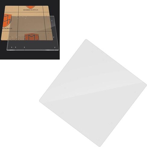 Open Frame Transparent Acrylic Overlock Computer Case DIY Base Stand for MATX Motherboard, Thickness 4mm, Size 268 X 268 Mm in Kuwait